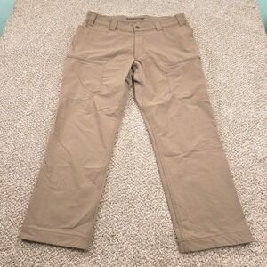 Duluth Trading Co Flexpedition Standard Fit Khaki Pants Men 38X30 Hiking Outdoor